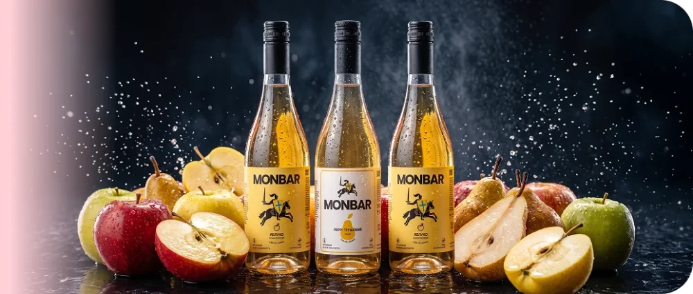 Лінійка яблучного сидру та перрі Monbar